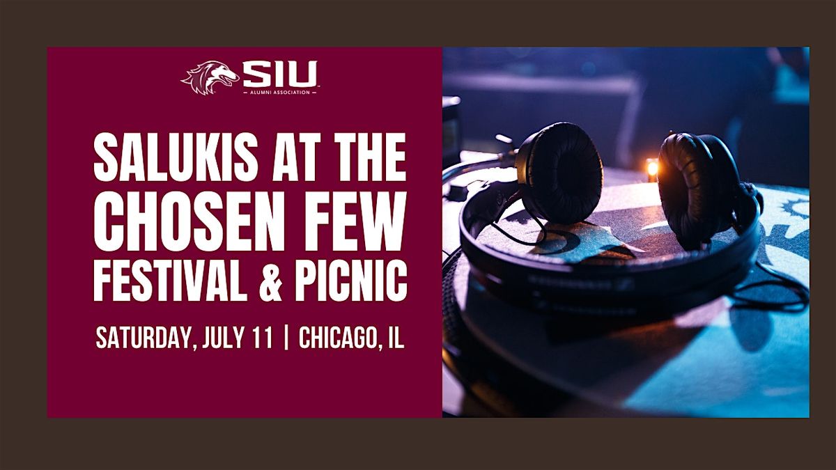 Salukis at the Chosen Few Picnic and Festival