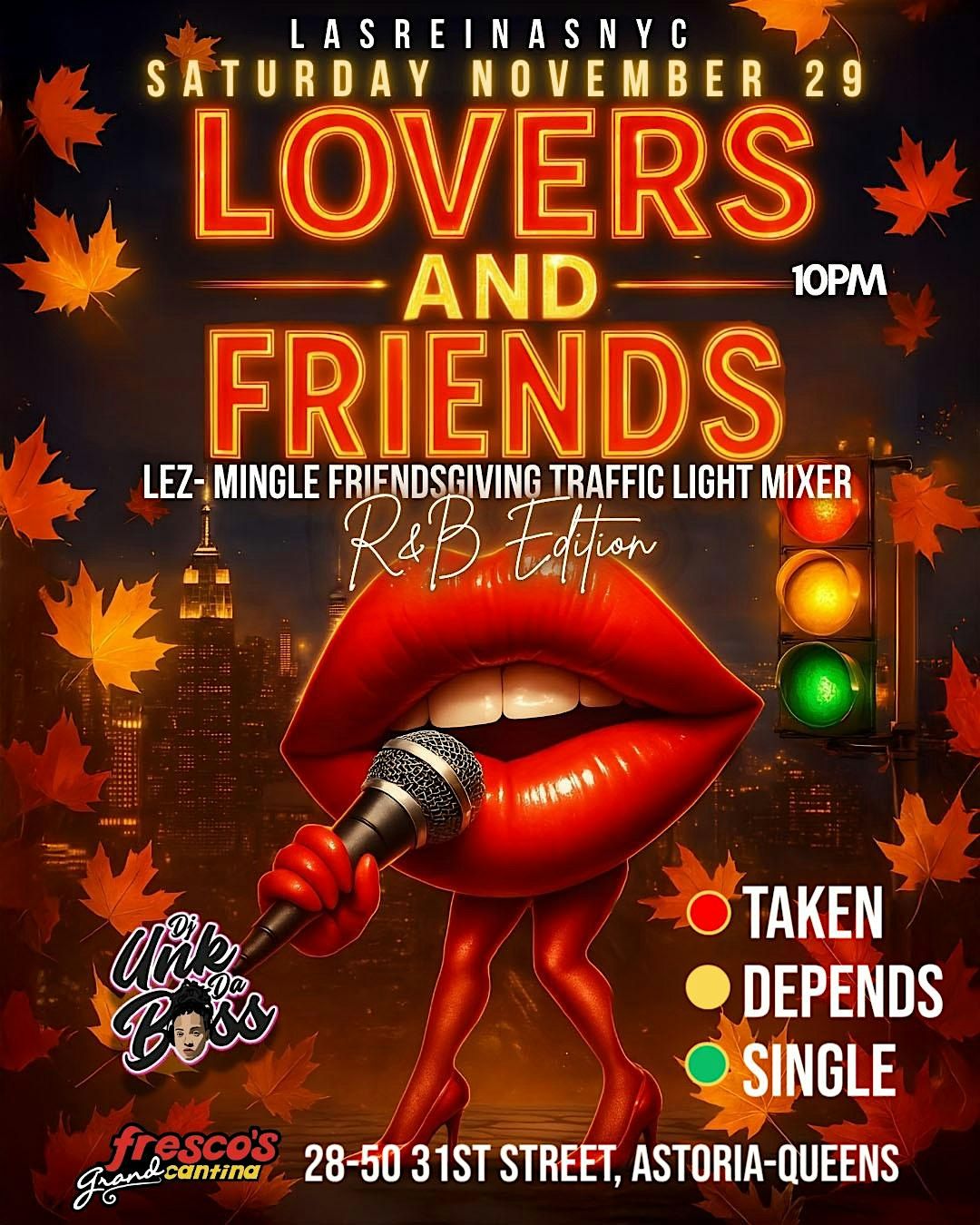 LEZ-MINGLE FRIENDS & LOVERS TRAFFIC LIGHT MIXER