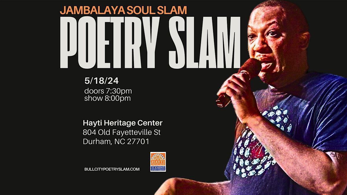 Jambalaya Soul Slam May Poetry Slam