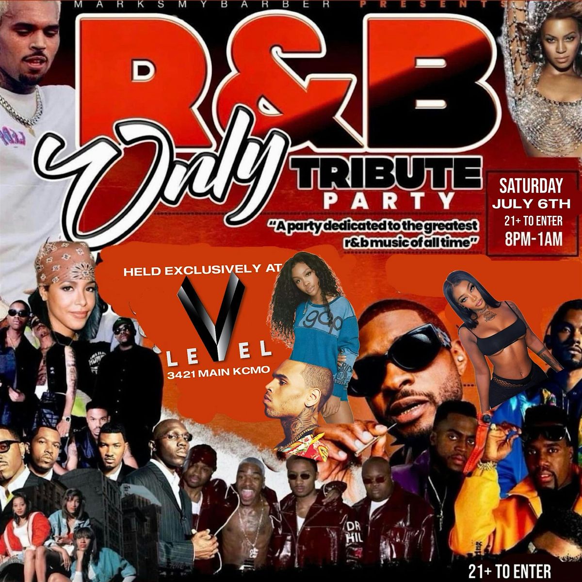 R&B ONLY TRIBUTE PARTY