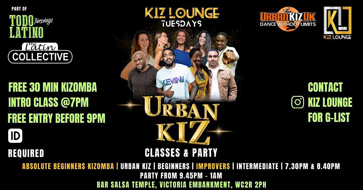 KIZOMBA AND URBAN KIZ CLASSES