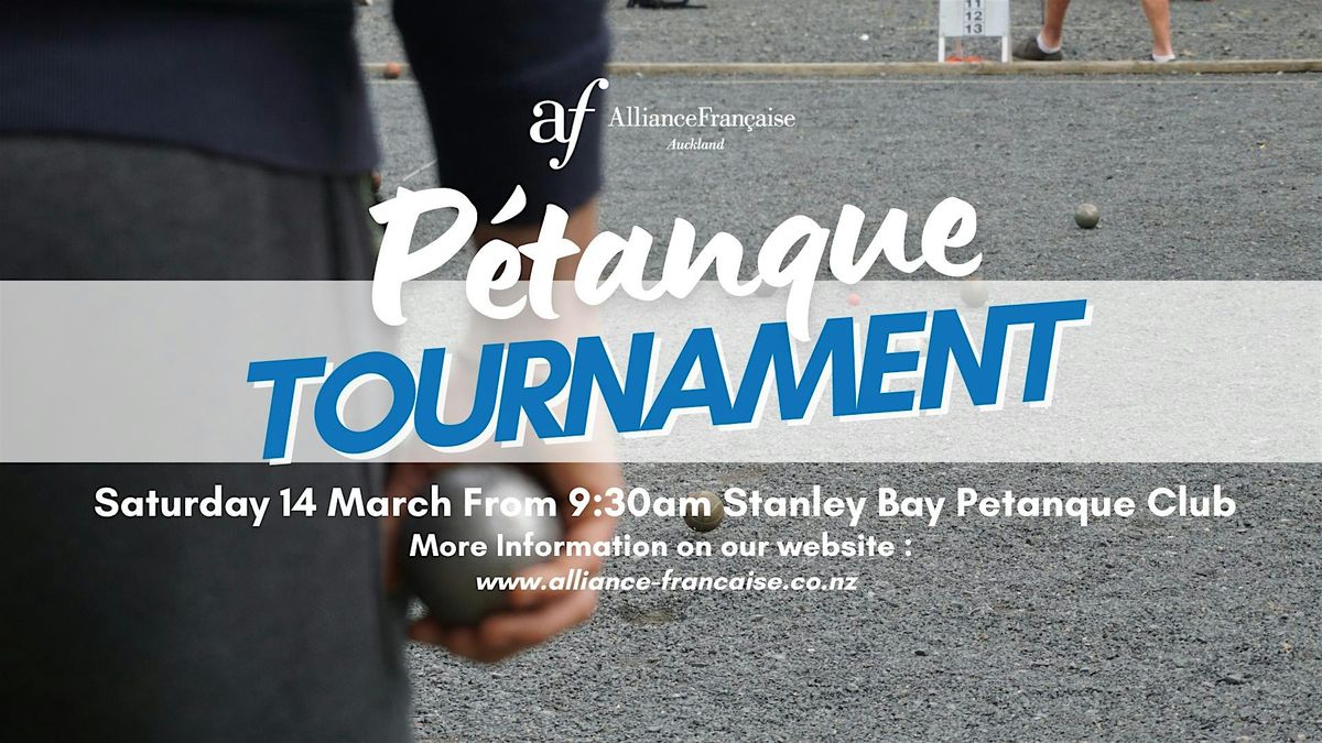 Petanque Tournament 2026