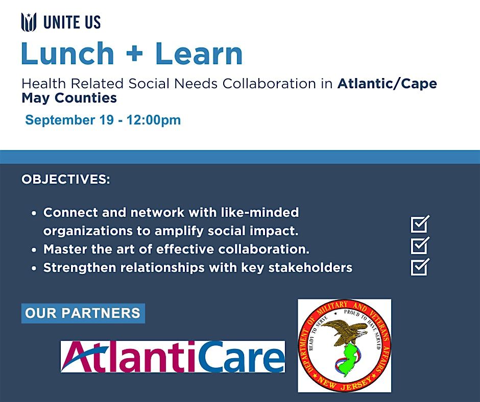 Lunch & Learn : Atlantic and Cape May County