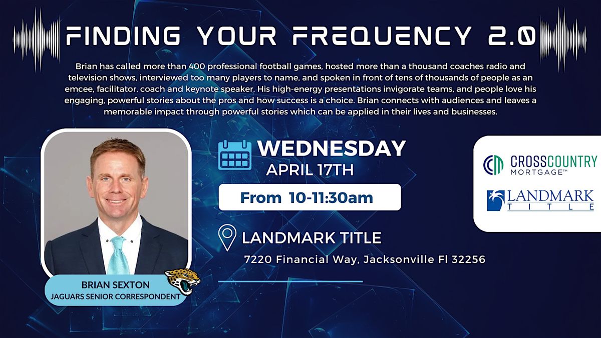Finding Your Frequency 2.0 With Brian Sexton