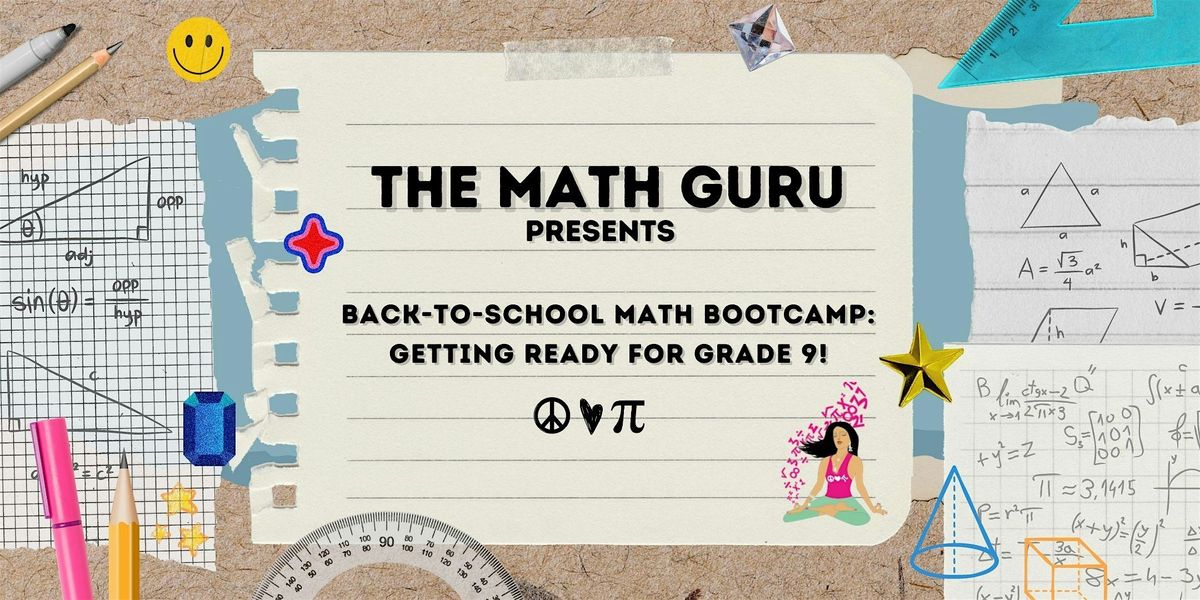Back-to-School Math Bootcamp: Get Ready for Grade 10!