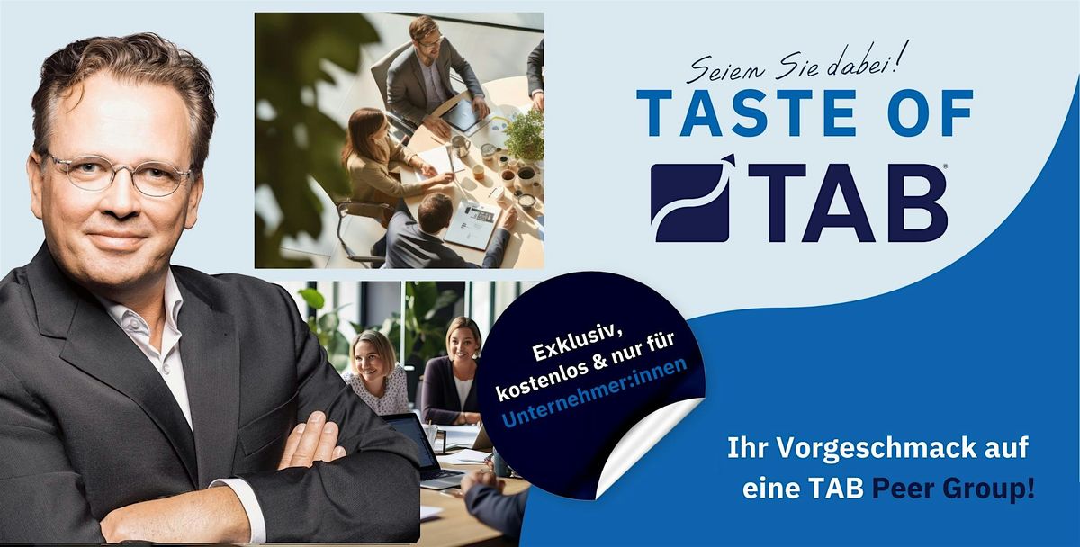 Start Sie durch - Taste of TAB Unternehmerkreis