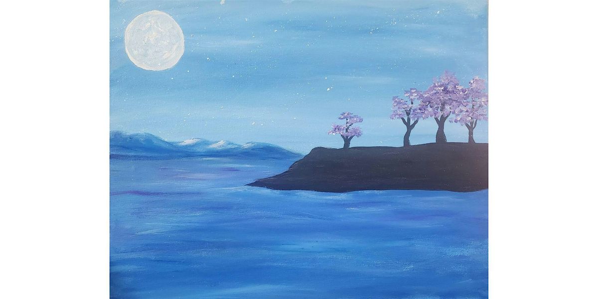 Sip and Paint: This Serene Peaceful Ocean