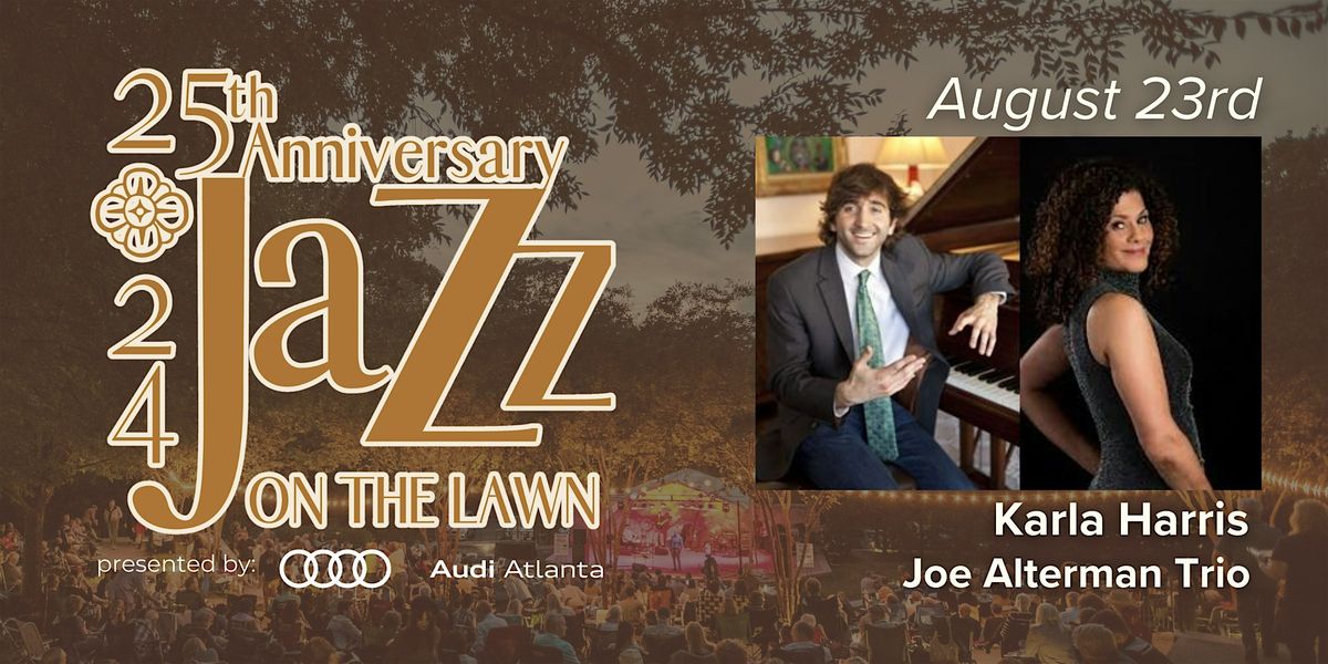 Karla Harris and Joe Alterman Trio: 25th Anniversary Jazz on the Lawn