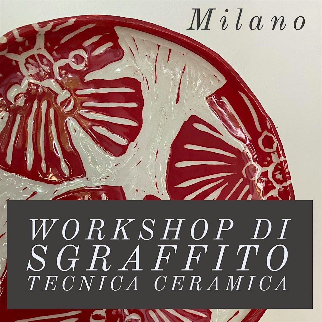 Workshop di ceramica, tecnica sgraffito