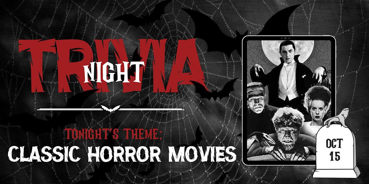 Classic Horror Movies | Trivia Night @ Third Rail Nightmare on Mainstreet