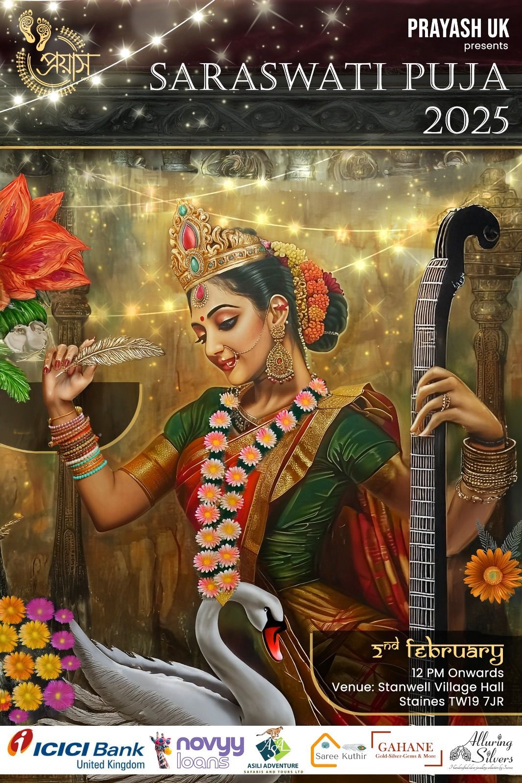 Prayash U.K Saraswati Pujo 2025