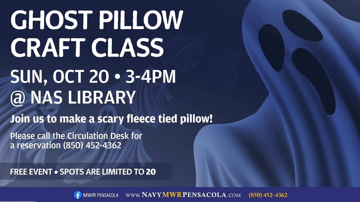 Ghost Pillow Craft Class