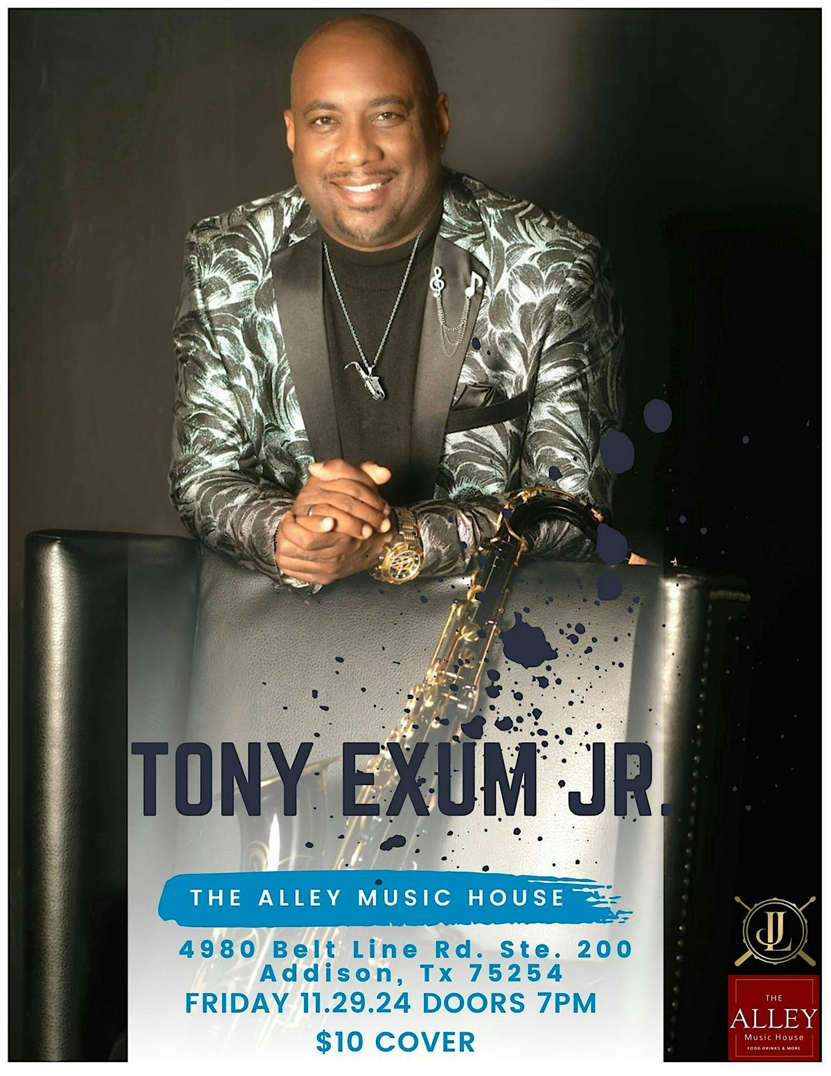 Tony Exum Jr. LIVE At The Alley Music House!