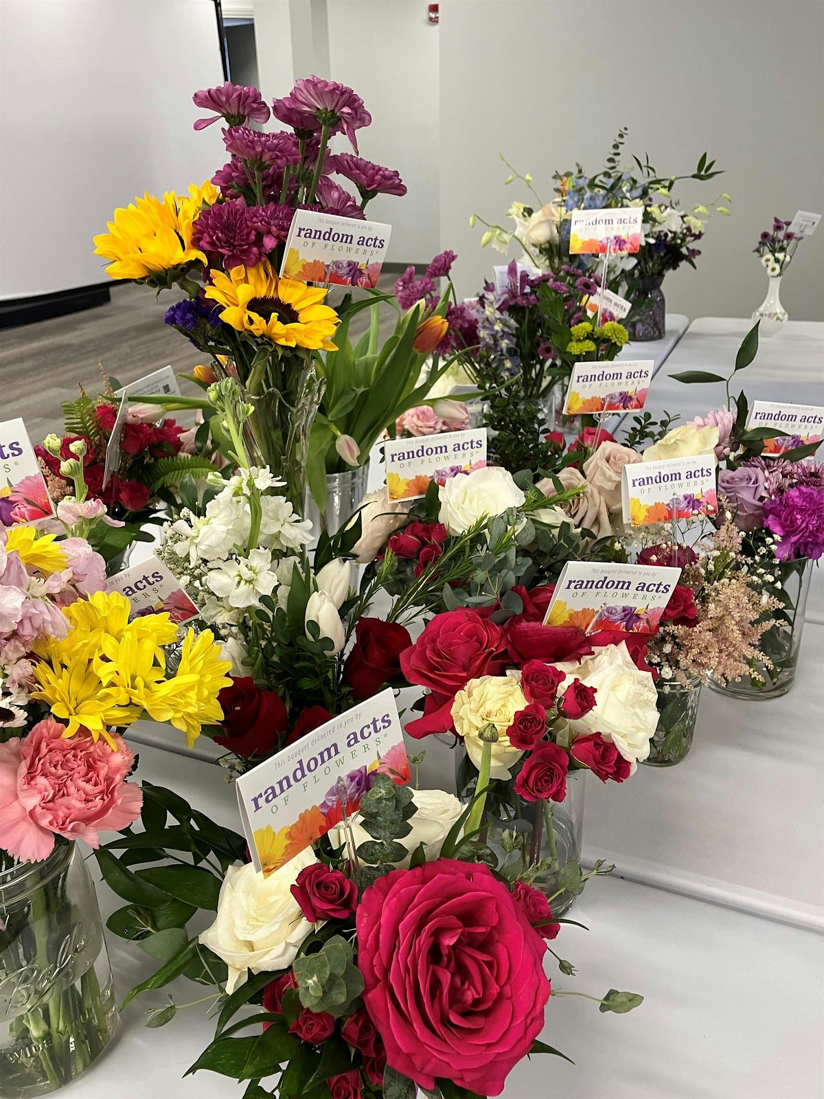 Random Acts of Flowers hosted by AmeriHealth Caritas NC