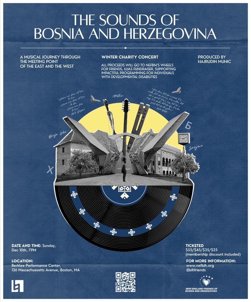 "The Sounds of Bosnia & Herzegovina" Winter Charity Concert at the Berklee Performance Center