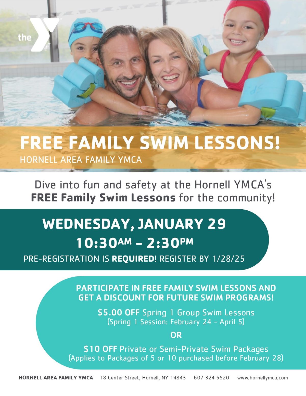 Free Family Swim Lessons!