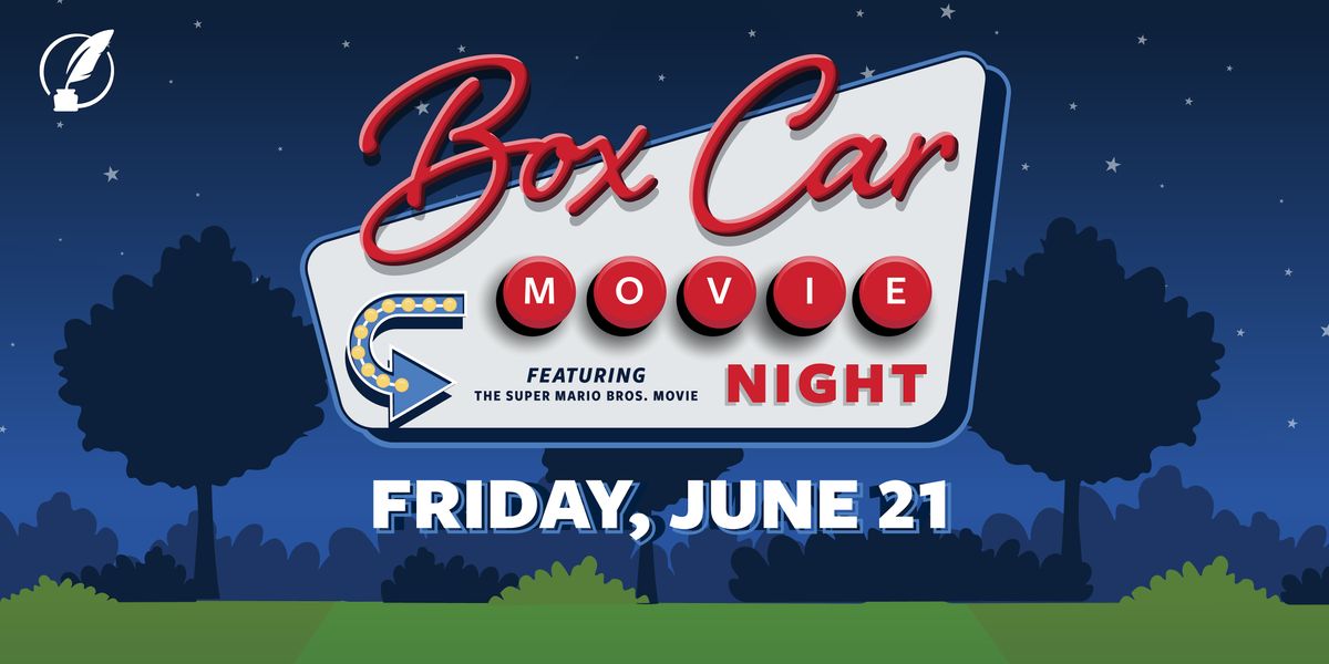 Basse Box Car "Drive-In" Movie Night