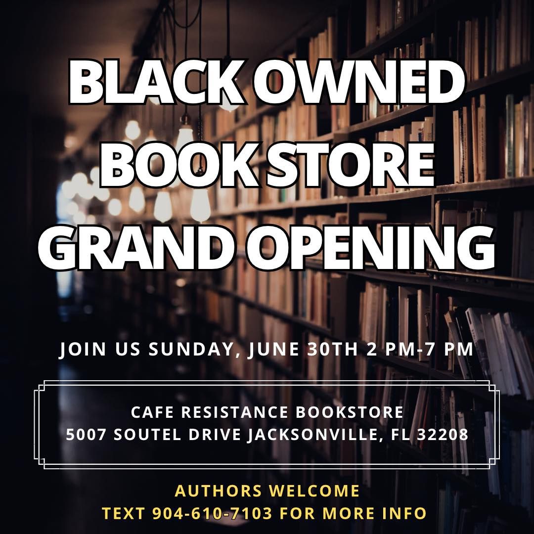 Grand Opening of Cafe Resistance Bookstore