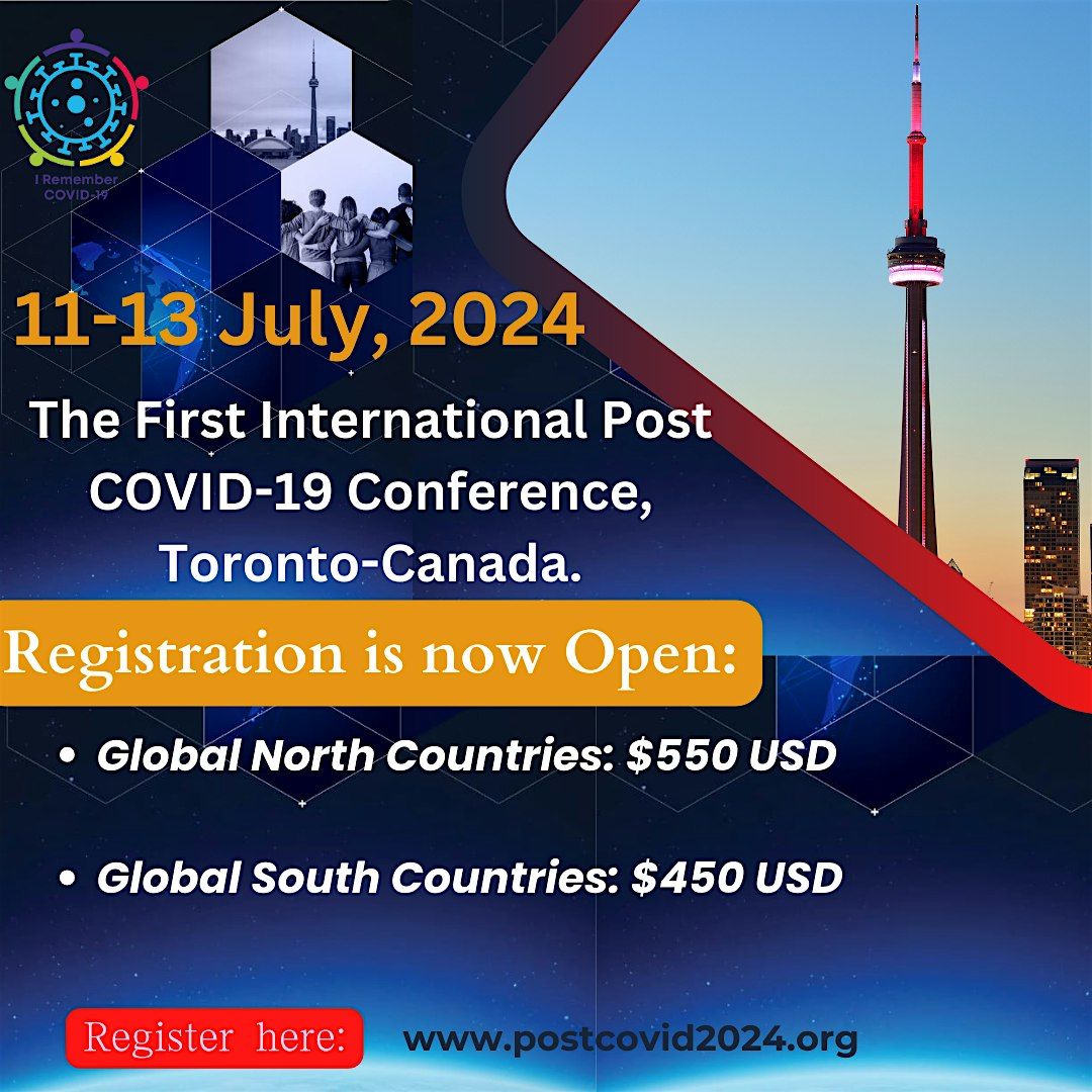 First International Post COVID Conference \u2013 Toronto, Canada