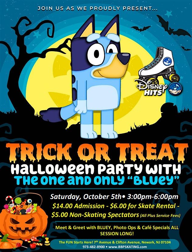 Bluey - Halloween Kick-Off Skate