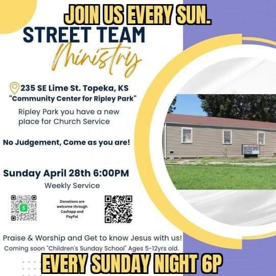 Street Team Ministry "Church Service 6p"