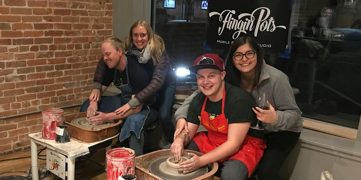 Special Valentine's Dirty Date Night: Adult Wheel-Throwing Class  2\/14