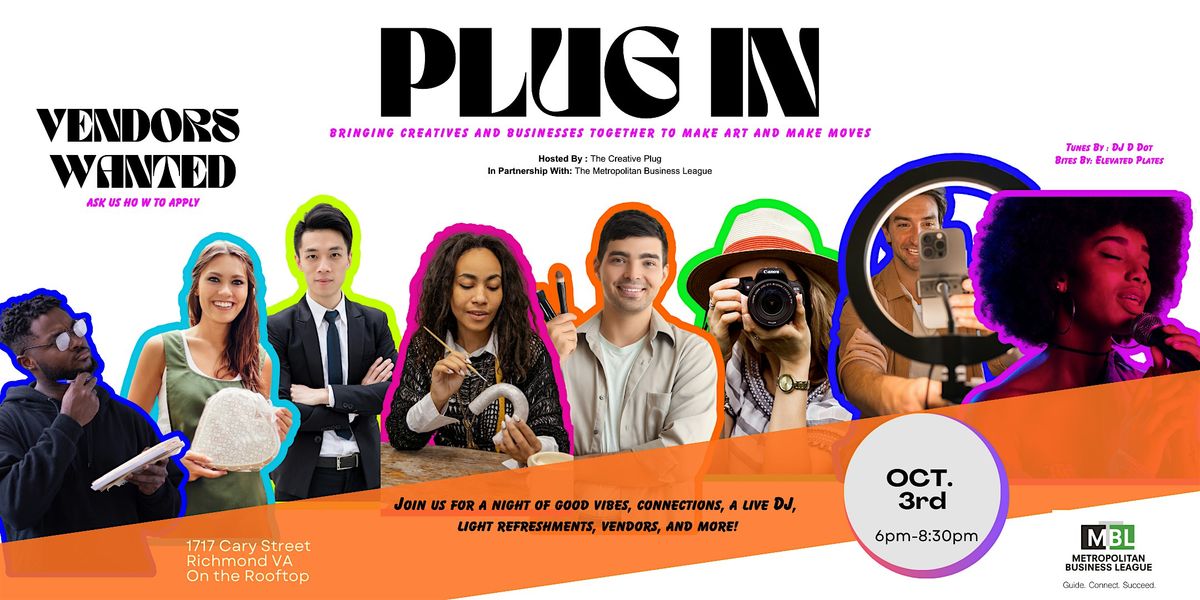 Plug-in: Networking Social For Creatives and Business Owners in RVA