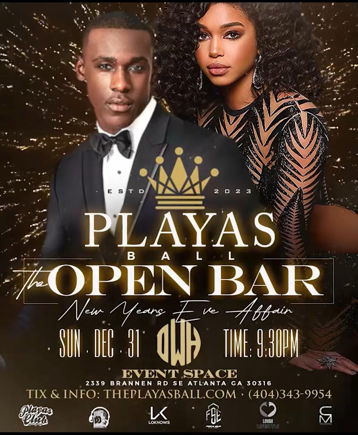 Playas Ball Open Bar New Years Eve Affair