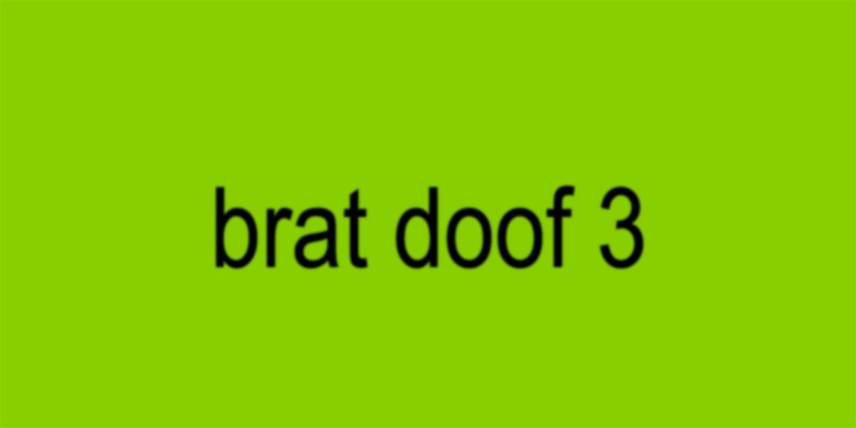 brat doof 3 SYD - Charli XCX tribute night at POOF DOOF