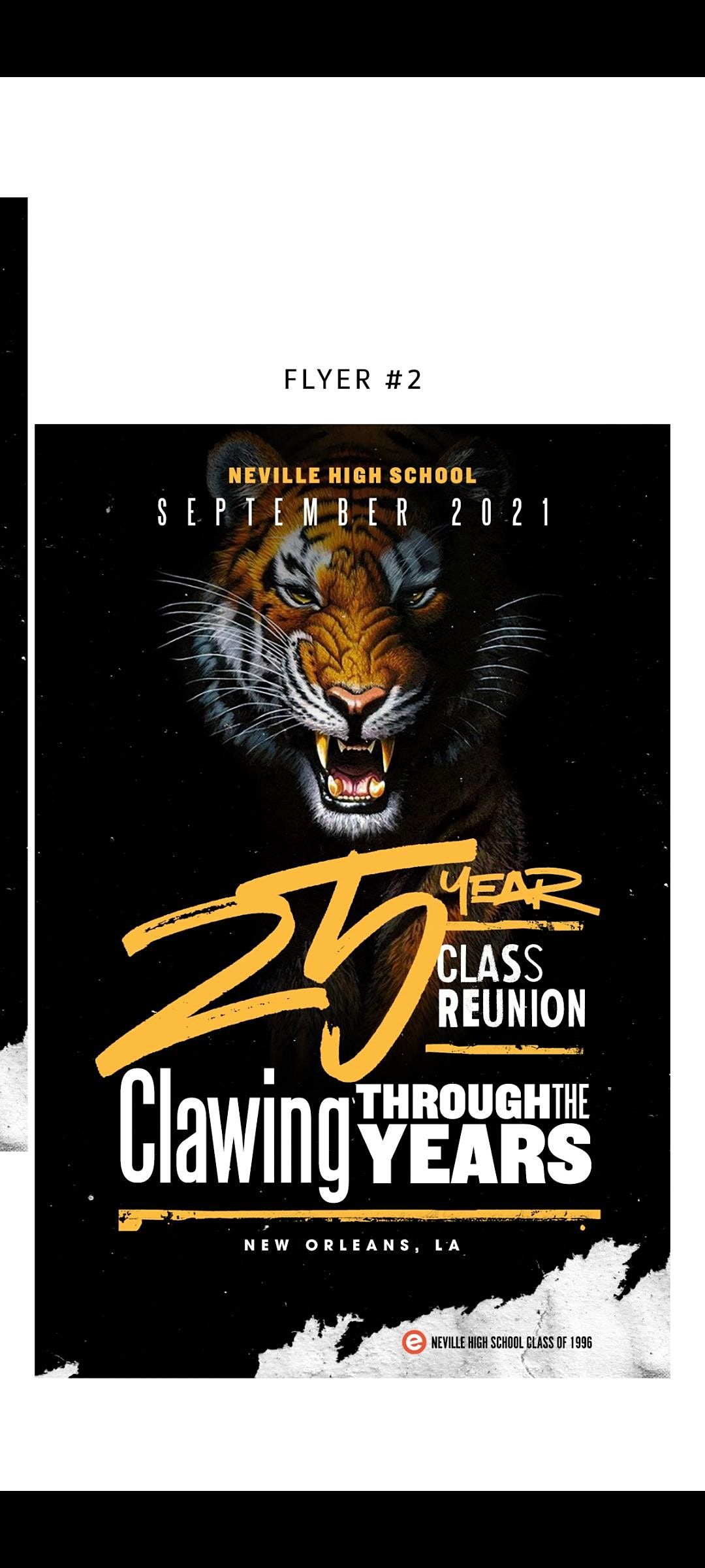 Neville High School Class of 1996- 25th Class Reunion- NOLA 2021