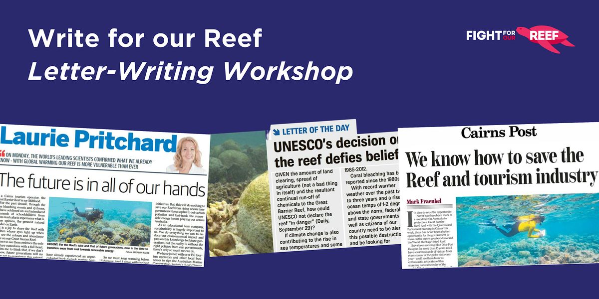 Write For Our Reef