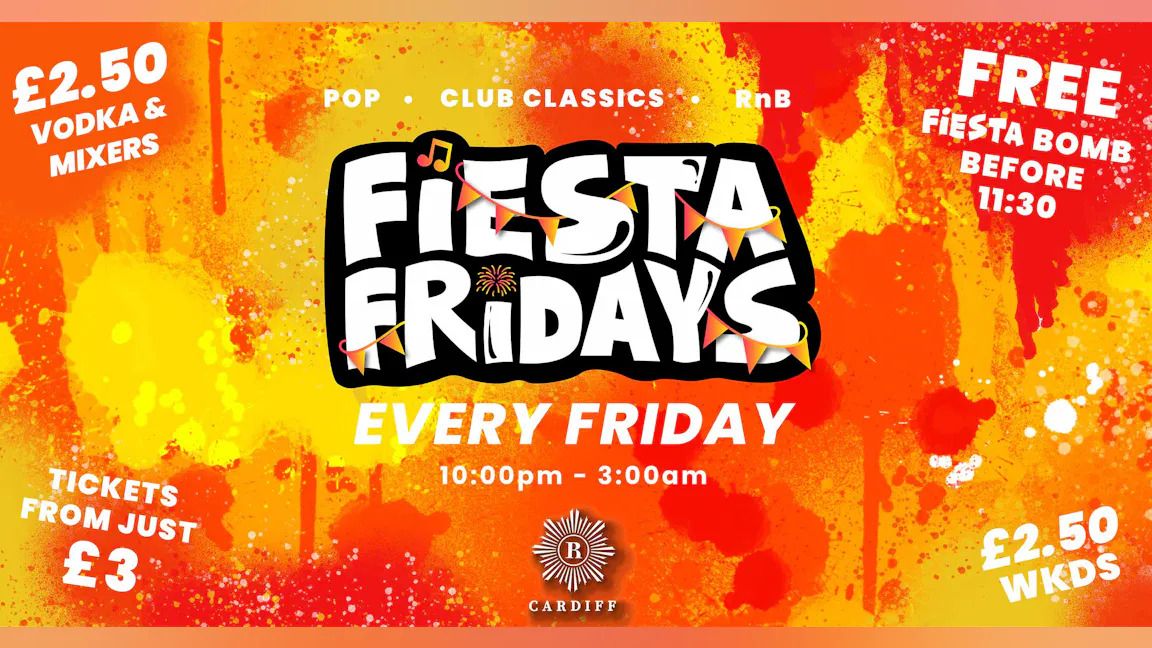 \ud83c\udf8aFiesta Fridays\ud83c\udf8a - Friday 20th December 