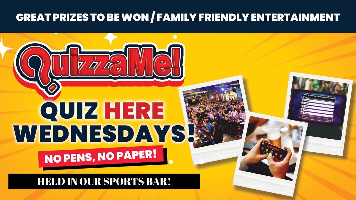 FREE QUIZZAME EVENTS EVERY WEEK