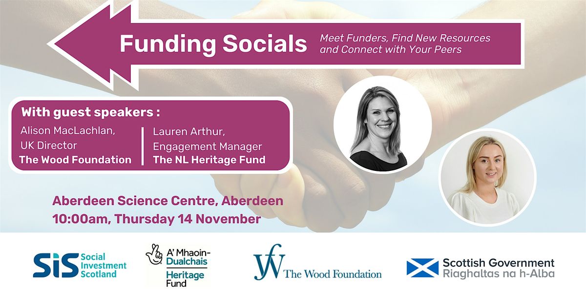 Funding Socials: Meet Funders, Find New Resources & Connect with Your Peers