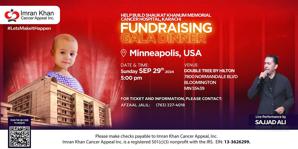 Shaukat Khanum Fundraising Gala Dinner in Minneapolis, USA