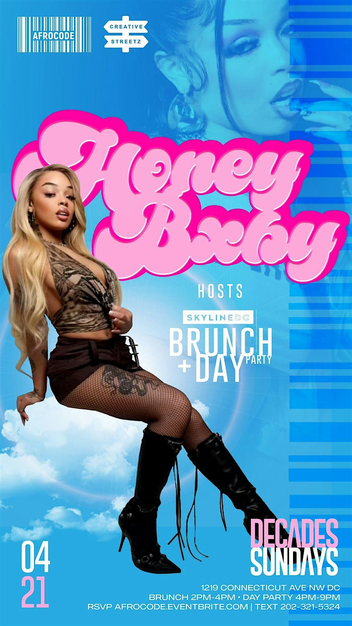 HoneyBXBY Host Decades Sundays BRUNCH + DAY PARTY {Sun Apr 21}