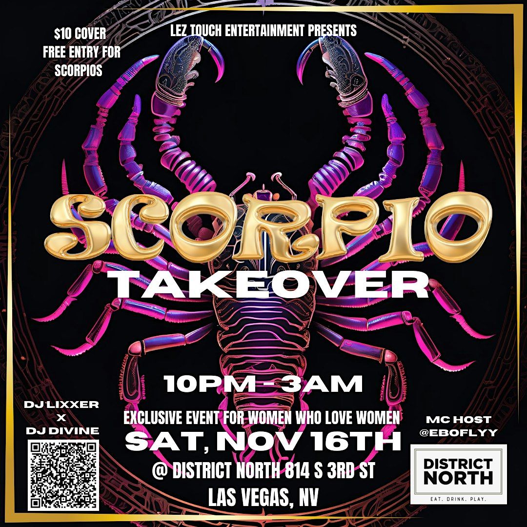 Scorpio Takeover Exclusive Event for Women who Love Women