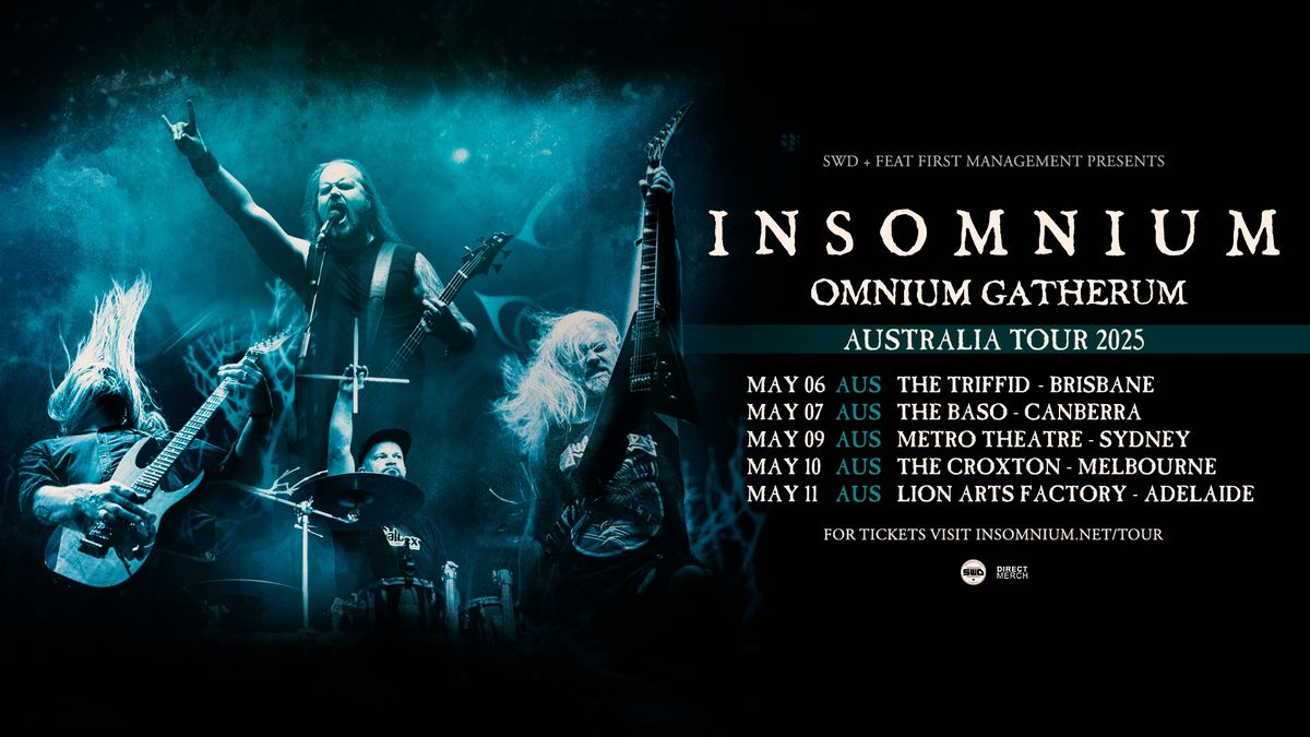 Insomnium + Omnium Gatherum - Canberra - The Baso