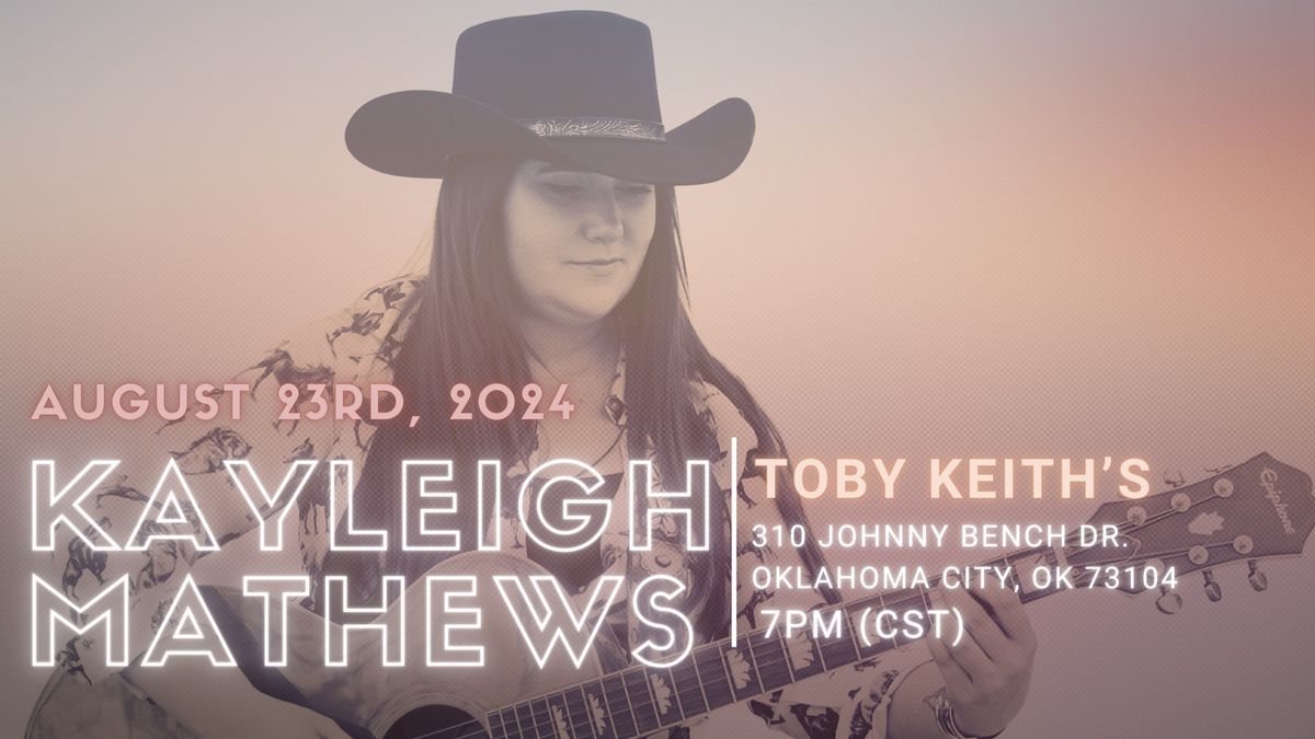 Kayleigh Mathews Live @ Toby Keith's - I Love This Bar & Grill