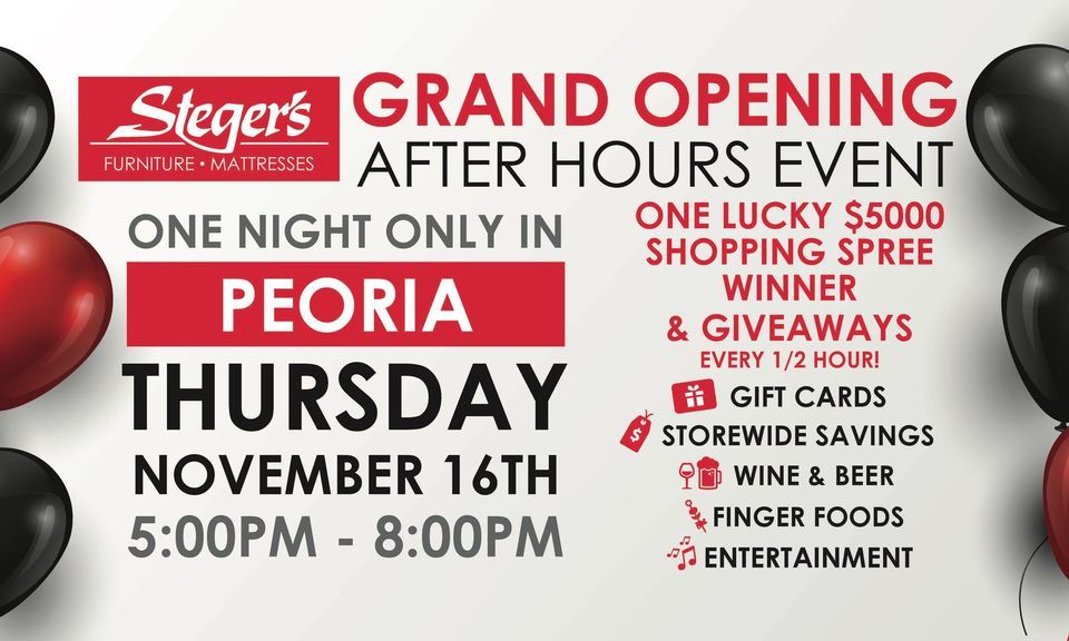 PEORIA Grand Opening After Hours Event 