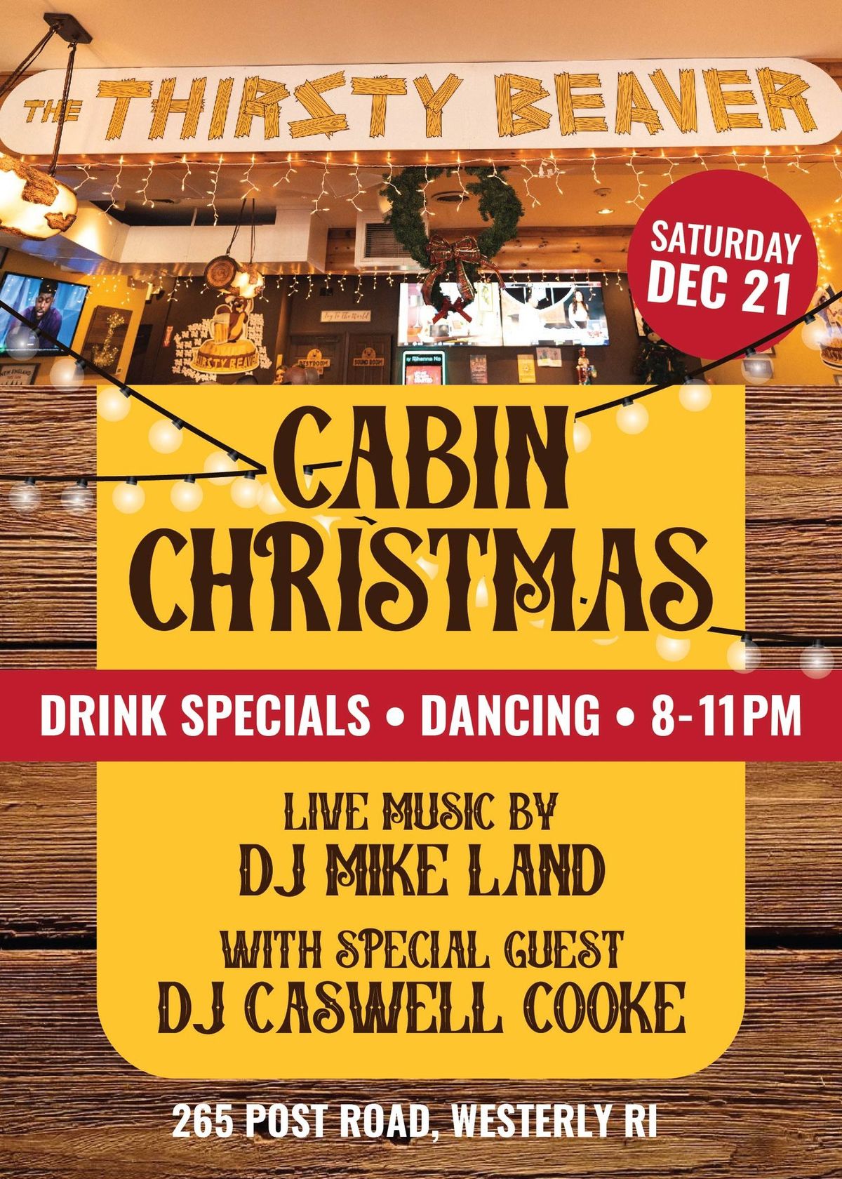 Cabin Christmas with DJ Mike Land \ud83c\udf85\ud83c\udffc