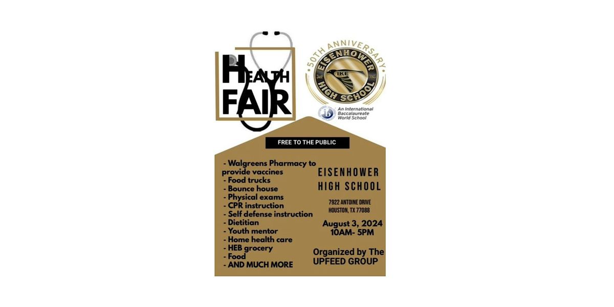 Eisenhower High School Health Fair (Free to Public)