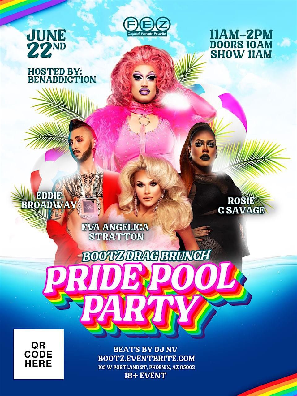 BOOTZ Drag Brunch: Pride Pool Party!