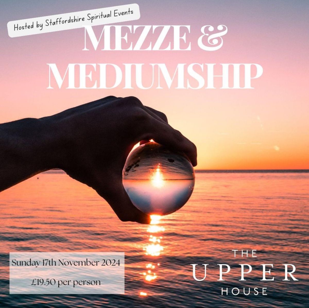 Mezze & Mediumship Night with Sara Stirrup