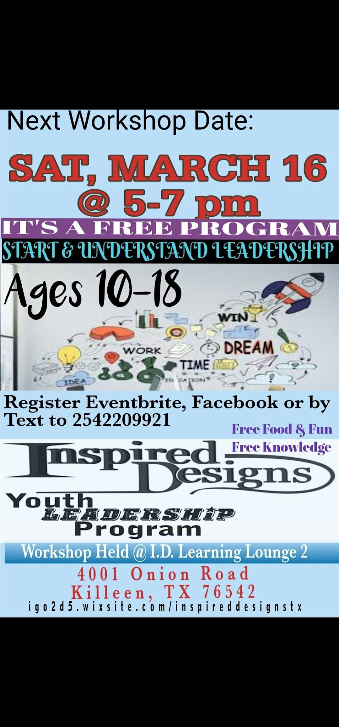 FREE YOUTH PROGRAM AGES 10-18 \/2