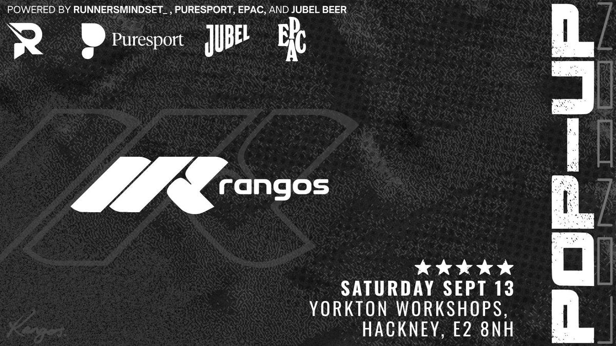 Rangos Pop-Up Event, Yorkton Workshops, London, 13 September 2025