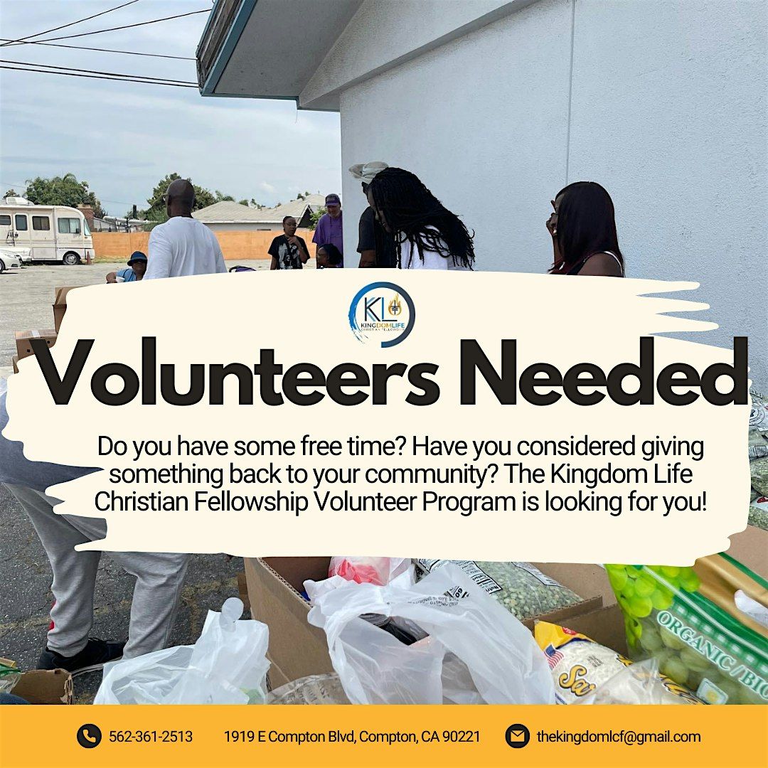 Kingdom Life Christian Fellowship Volunteer Program