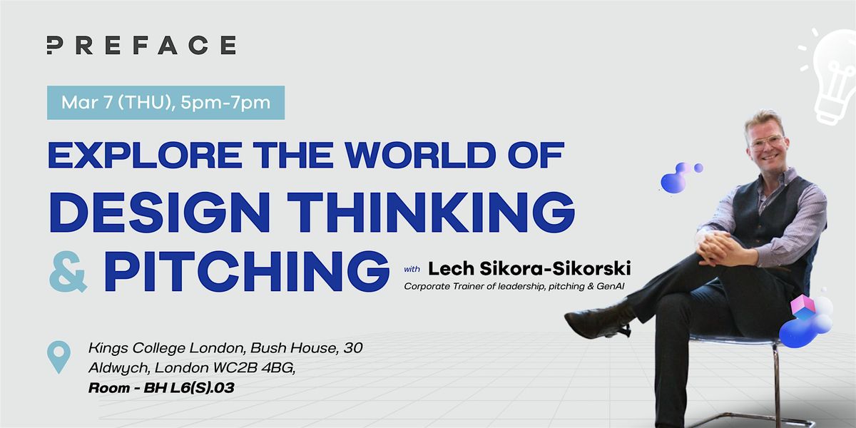 Preface Design Thinking & Pitching Workshop