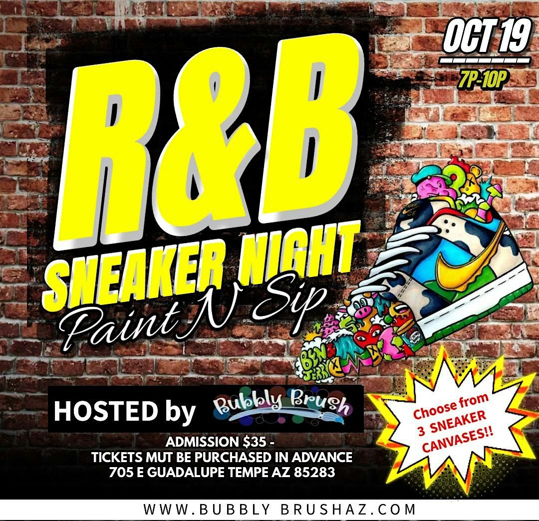 R&B Sneaker Night Paint N Sip