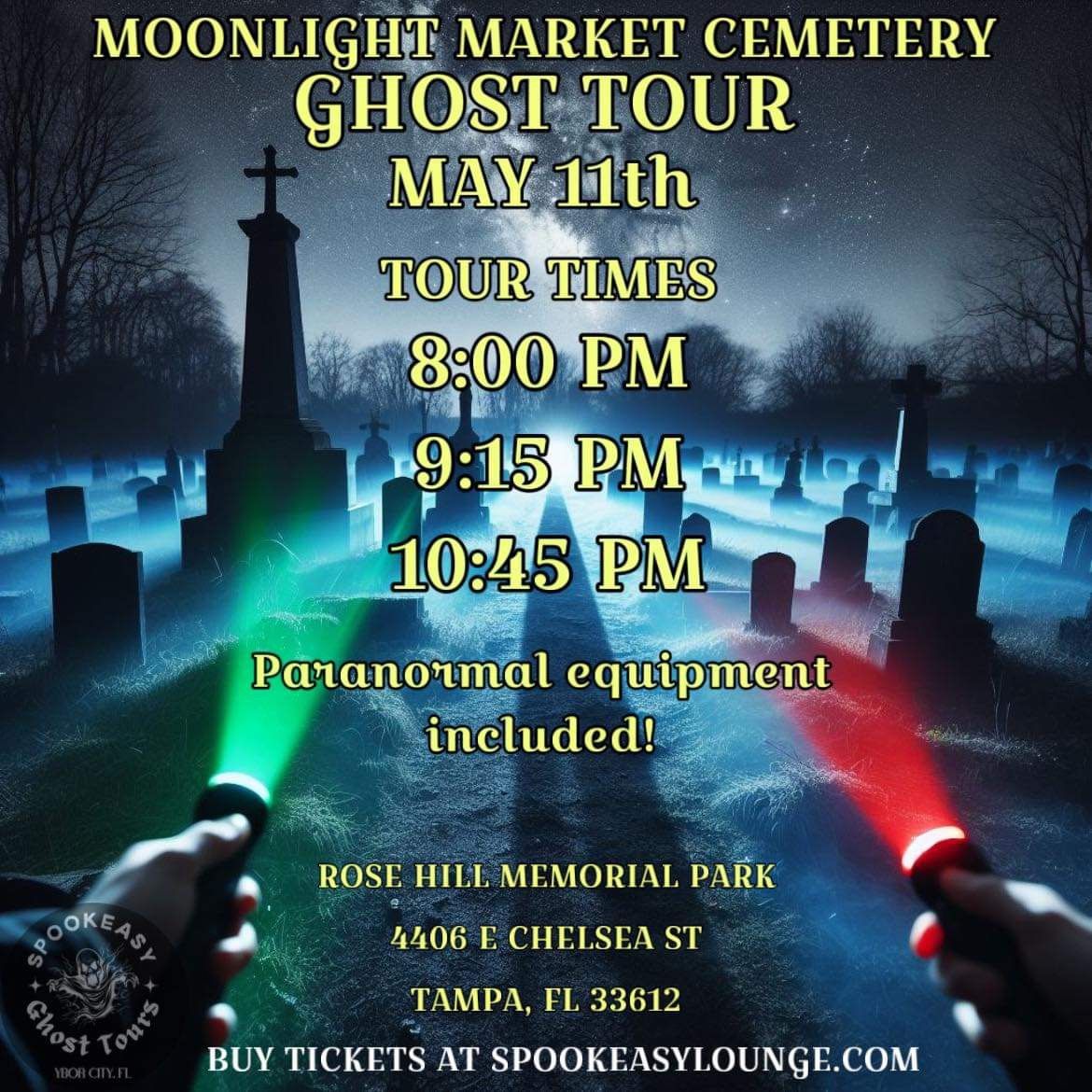 Cemetery Tour at the CommUnity Moonlight Market